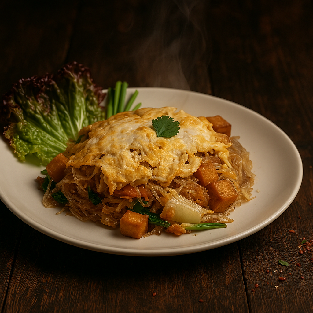 pad woon sen tofu